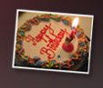 Create happy birthday video greeting messages.